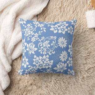 Floral pattern.b L Blue BG Cushion