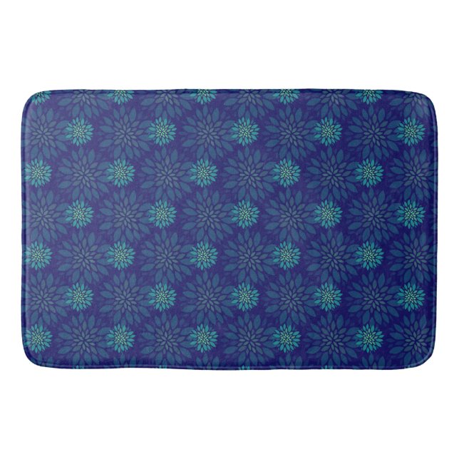Floral Pattern Bath Mat (Front)