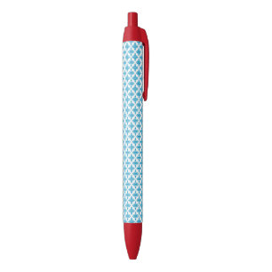 Floral Pattern Black Ink Pen