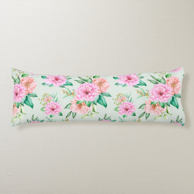 Floral Pattern Body Cushion (Front)