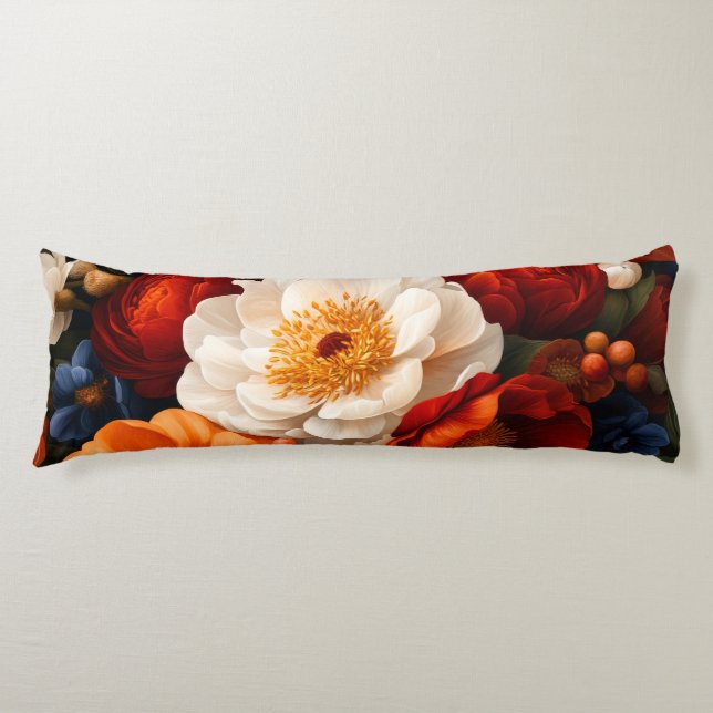 Floral Pattern Body Cushion (Front)