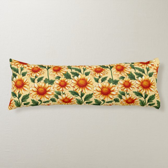 Floral pattern body cushion (Front)