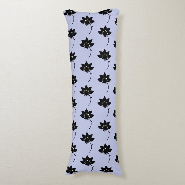 Floral pattern body cushion (Front Vertical)