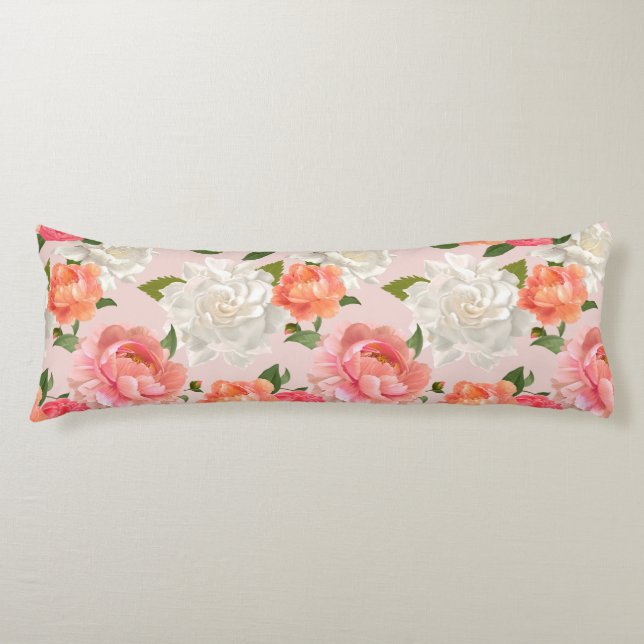 Floral Pattern Body Cushion (Front)