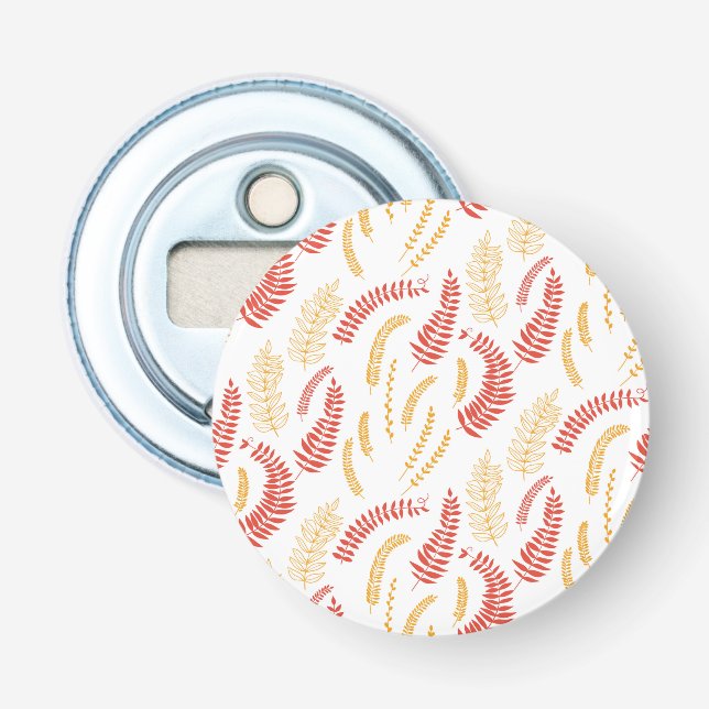 Floral pattern bottle opener (Front)