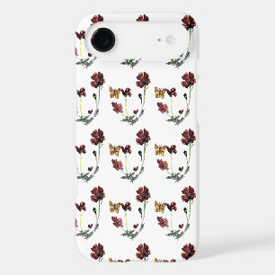 Floral Pattern Butterfly Poppy
