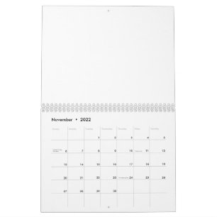 Floral Pattern Calendar