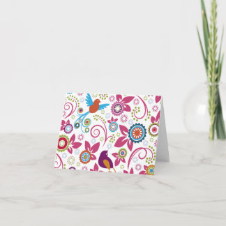 Floral Pattern Card