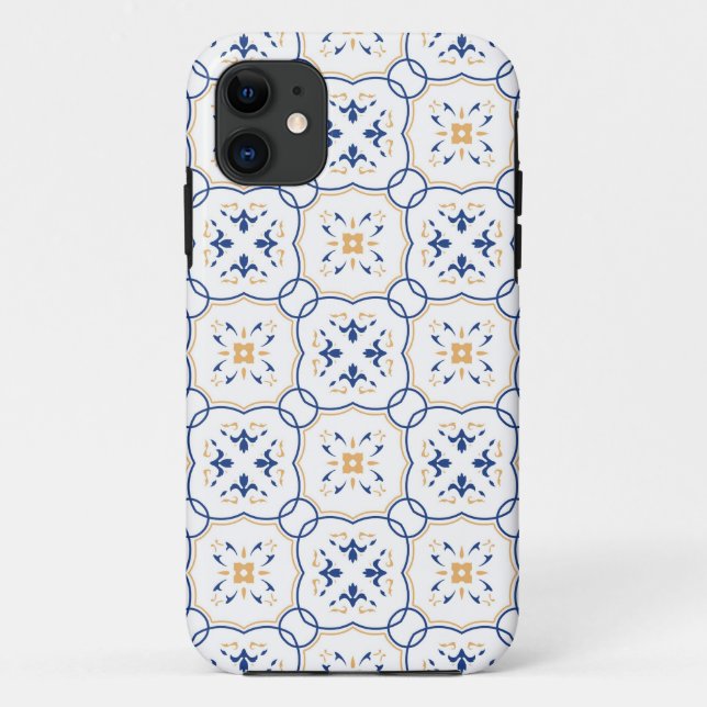 Floral Pattern Case-Mate iPhone Case (Back)