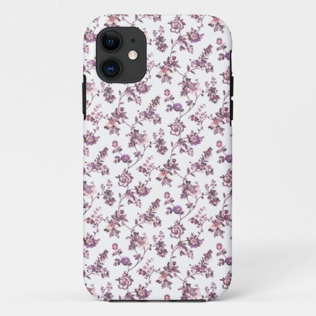 Floral Pattern Case-Mate iPhone Case (Back)