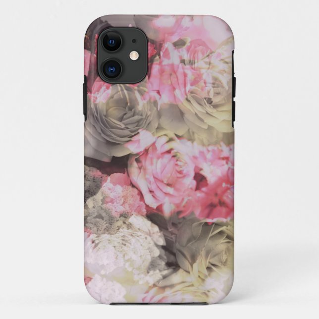 Floral Pattern Case-Mate iPhone Case (Back)
