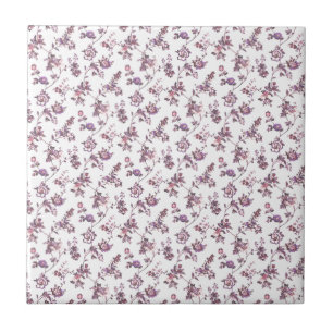 Floral Pattern Ceramic Tile
