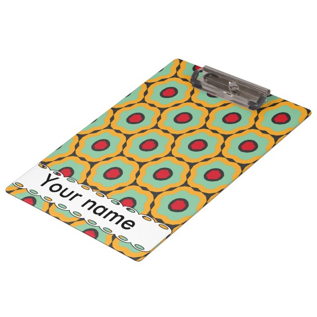 Floral pattern clipboard (Angled)