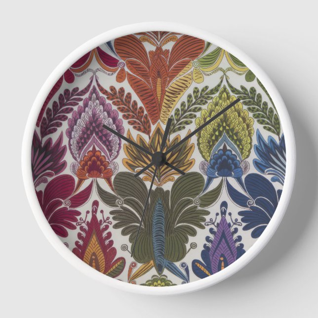 Floral pattern clock (Front)