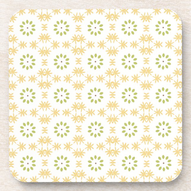 Floral Pattern Coaster (Front)