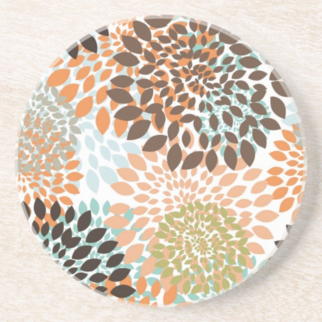 Floral Pattern Coaster (Front)