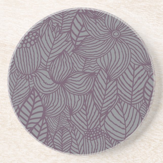 Floral Pattern Coaster (Front)