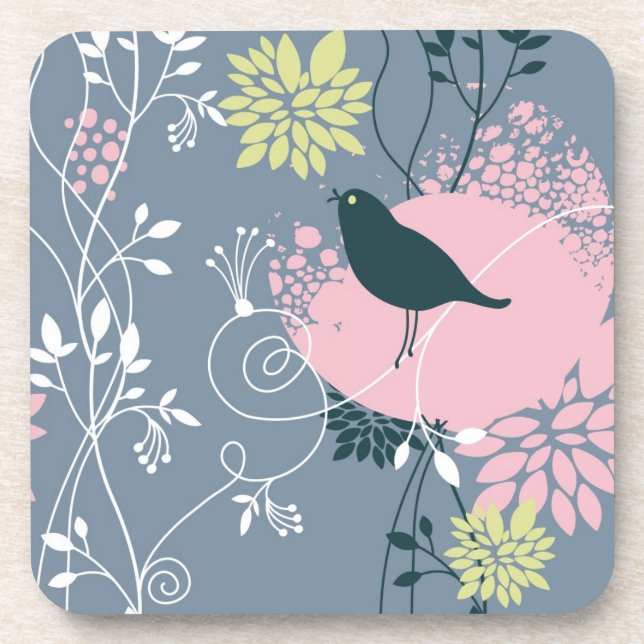 Floral Pattern Coaster (Front)
