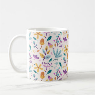 Floral Pattern Coffee Mug