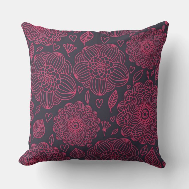 Floral Pattern Cushion (Front)