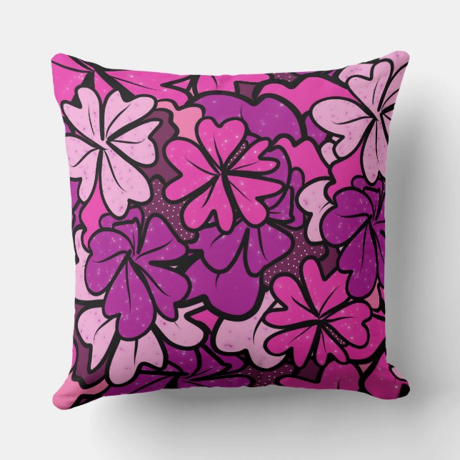 Floral pattern cushion (Back)