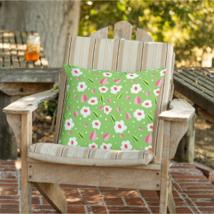 Floral pattern cushion