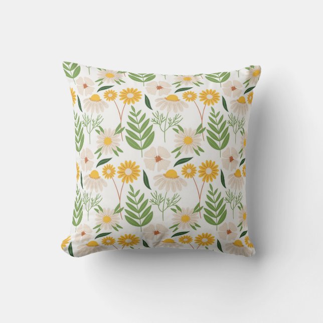 Floral Pattern Cushion (Front)
