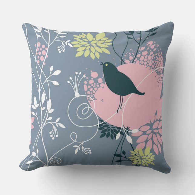 Floral Pattern Cushion (Front)