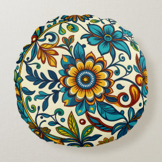 Floral Pattern Cushion for the Living Room