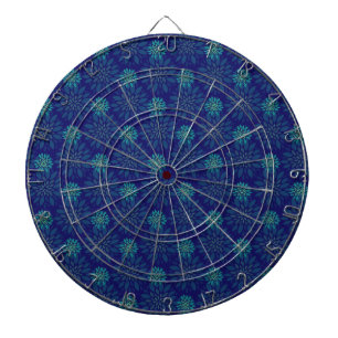 Floral Pattern Dart Board