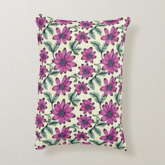 Floral pattern decorative cushion