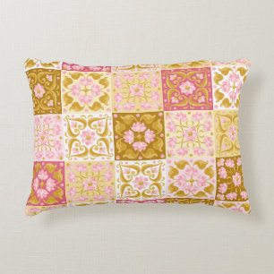 Floral Pattern Decorative Cushion