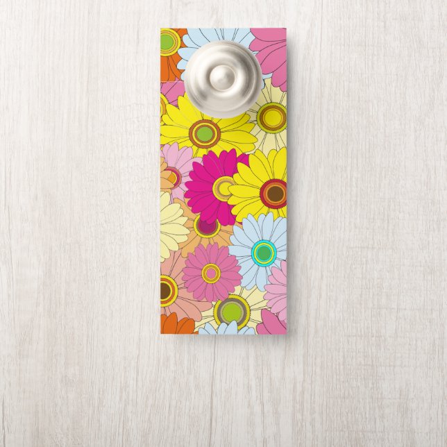 floral pattern door hanger (On Knob)