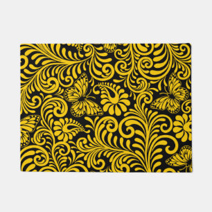 FLORAL PATTERN DOORMAT