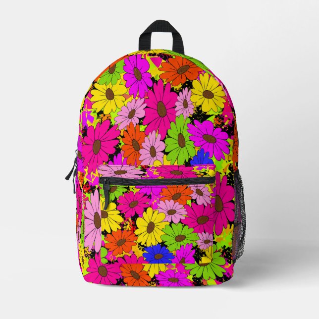 Floral pattern duffle bag (Front)