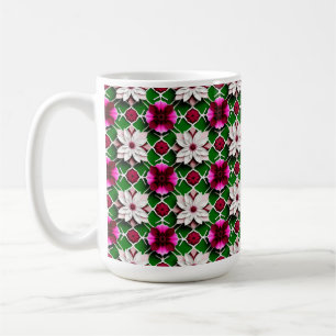 Floral Pattern Featuring Colourful Flowers Coffee Mug
