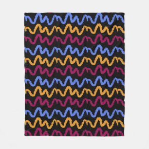 Floral Pattern Fleece Blanket