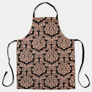 Floral pattern. Flower marigold seamless backgroun Apron