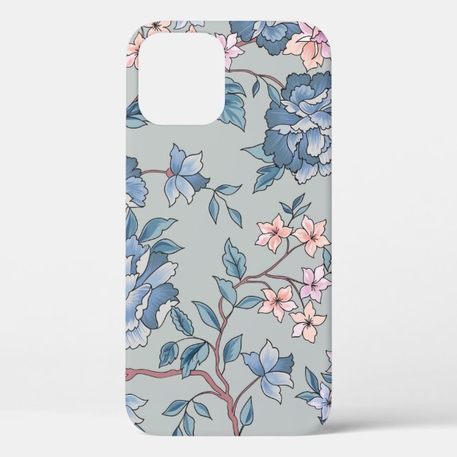 Floral pattern. Flower seamless background. Flouri Case-Mate iPhone Case (Back)