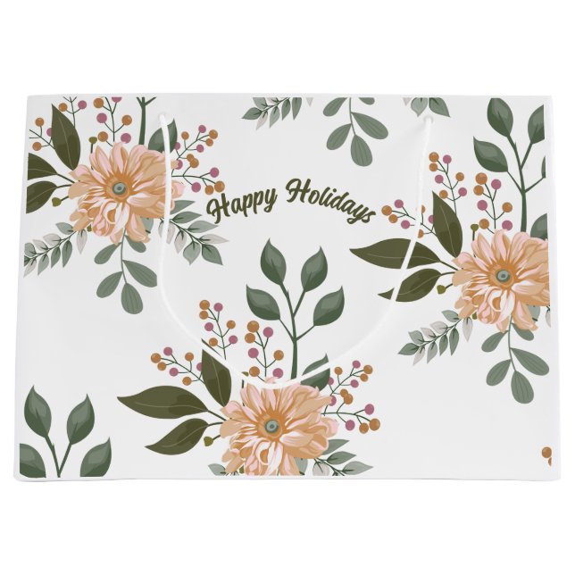 Floral Pattern - Gift Bag (Front)