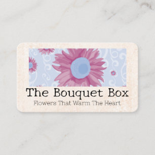Floral Pattern Graphics Business Card