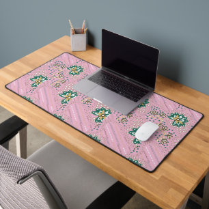 Floral Pattern Home Decor Desk Mat