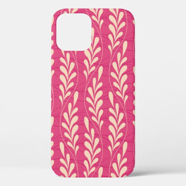 floral pattern in modern style Case-Mate iPhone case (Back)