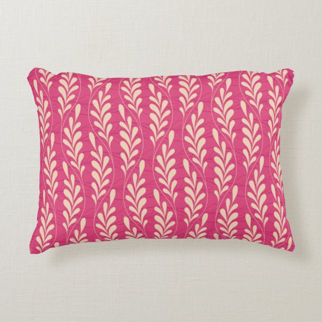 floral pattern in modern style decorative cushion (Front)
