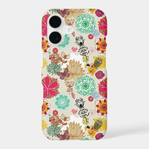 Floral pattern in retro style