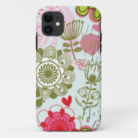 Floral pattern in retro style 2