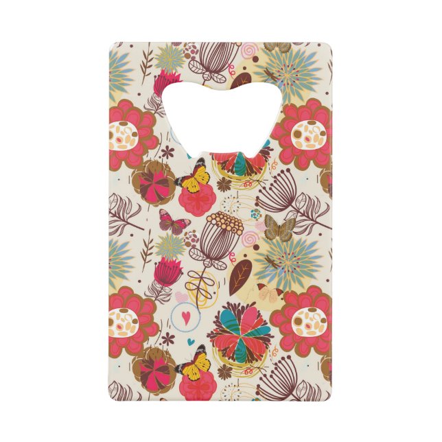 Floral pattern in retro style 4 (Front)