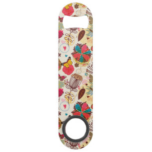 Floral pattern in retro style 4