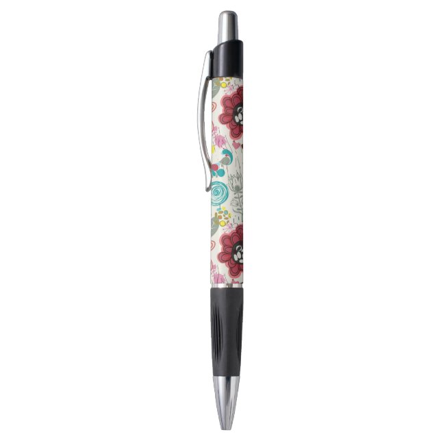Floral pattern in retro style 5 (Top (Vertical))