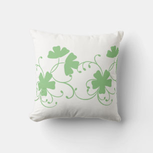 Floral Pattern In Sage Green Colour Cushion